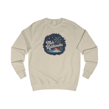Mele Kalikimaka — Retro Hawaiian Christmas Sweatshirt (Light)