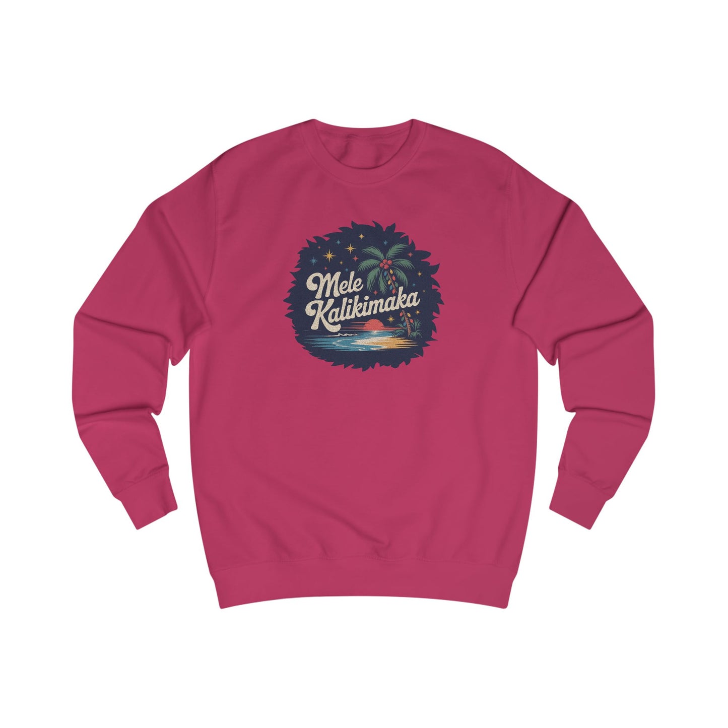 Mele Kalikimaka — Retro Hawaiian Christmas Sweatshirt (Light)