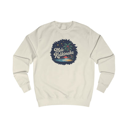 Mele Kalikimaka — Retro Hawaiian Christmas Sweatshirt (Light)