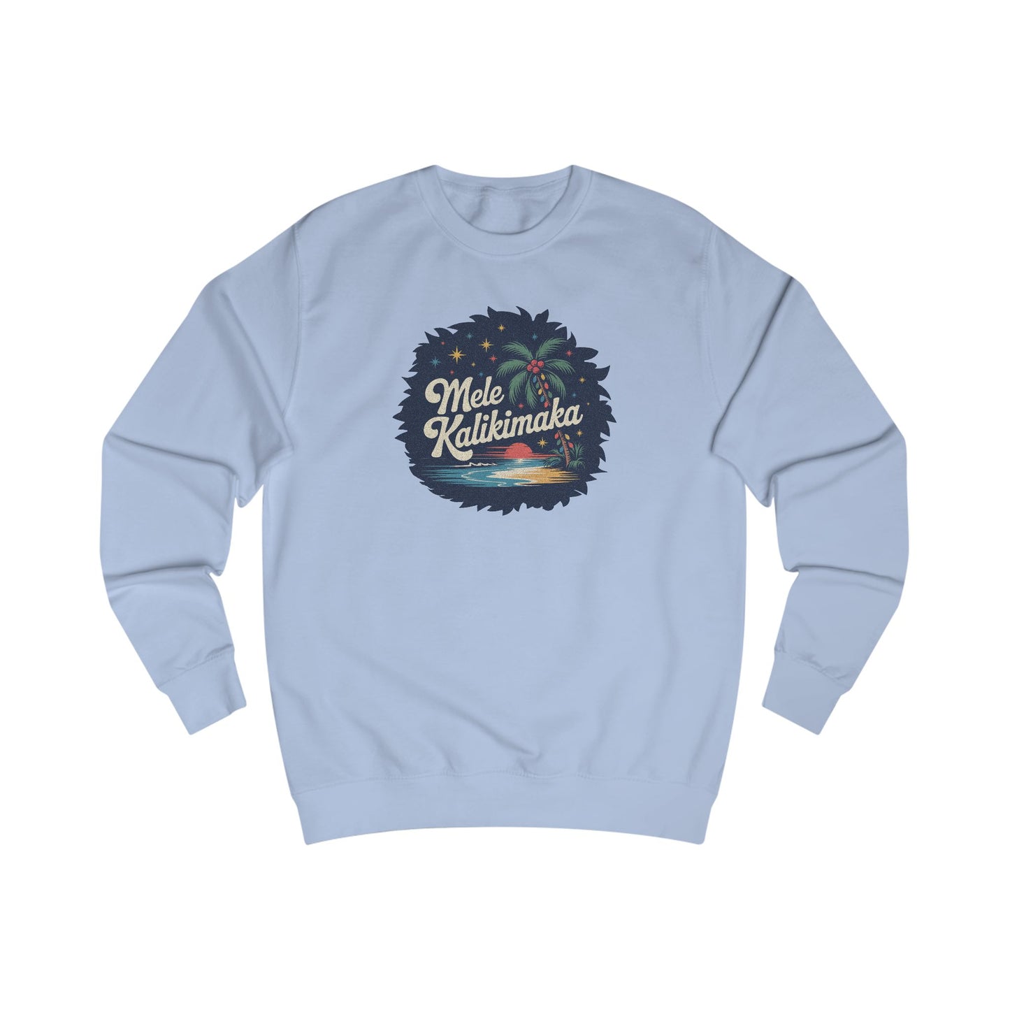 Mele Kalikimaka — Retro Hawaiian Christmas Sweatshirt (Light)