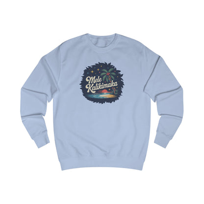 Mele Kalikimaka — Retro Hawaiian Christmas Sweatshirt (Light)