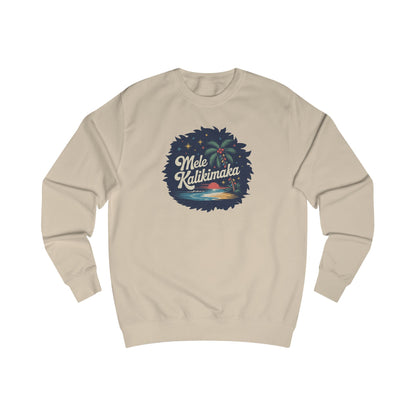 Mele Kalikimaka — Retro Hawaiian Christmas Sweatshirt (Light)