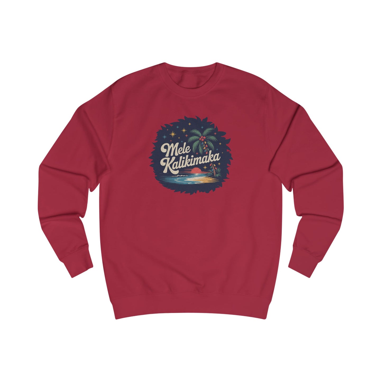 Mele Kalikimaka — Retro Hawaiian Christmas Sweatshirt (Light)