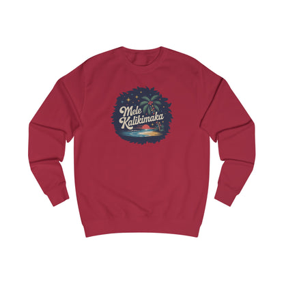 Mele Kalikimaka — Retro Hawaiian Christmas Sweatshirt (Light)