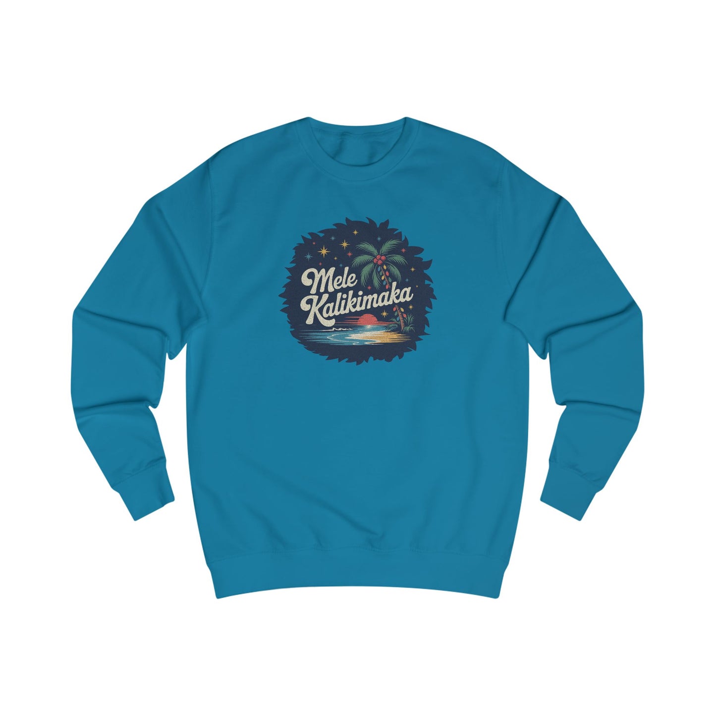 Mele Kalikimaka — Retro Hawaiian Christmas Sweatshirt (Light)