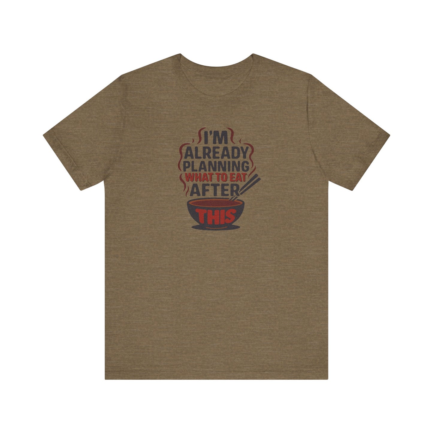 Planning What to Eat After This — Retro Foodie Tee (Light)