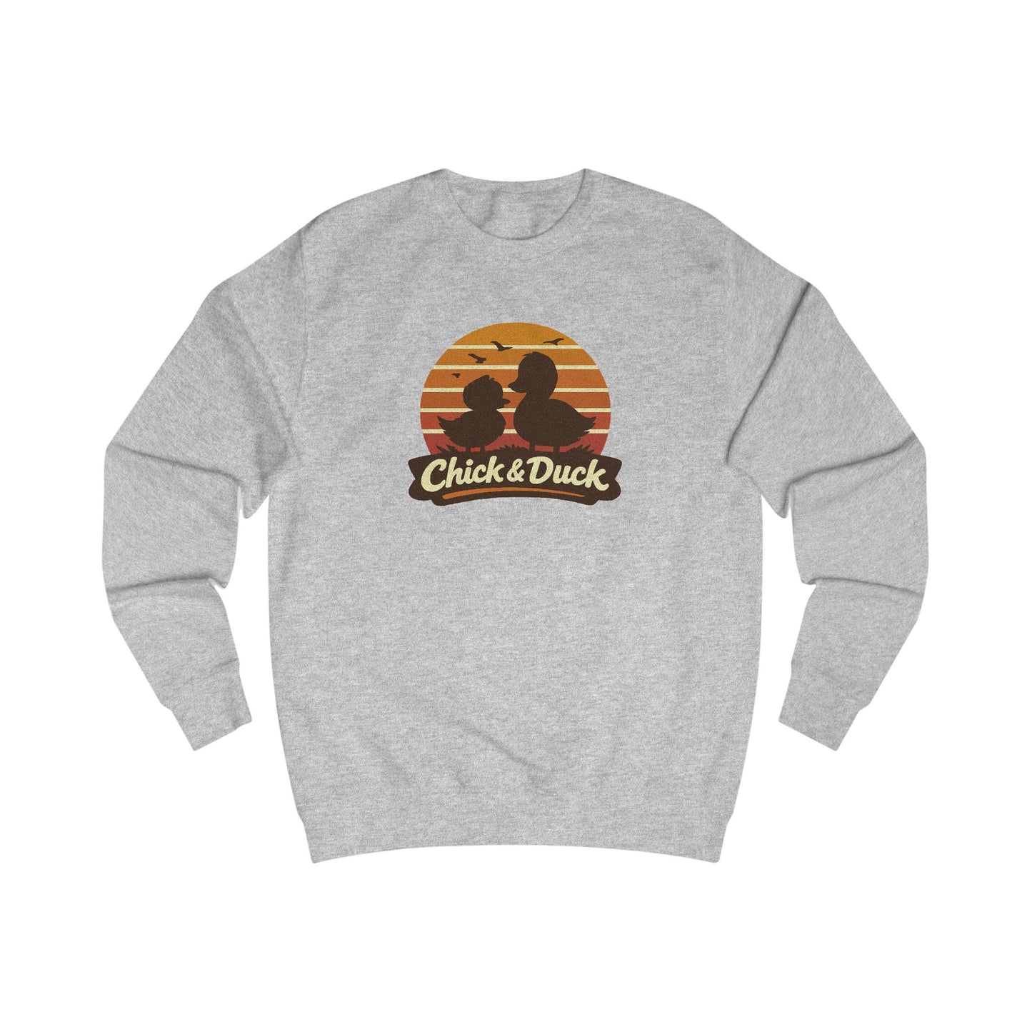 The Chick and the Duck — Friends Retro Sweatshirt (Light)