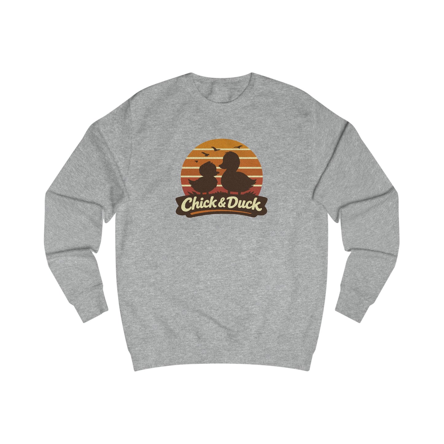 The Chick and the Duck — Friends Retro Sweatshirt (Light)