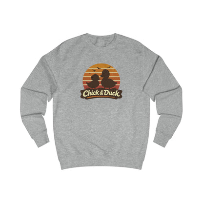 The Chick and the Duck — Friends Retro Sweatshirt (Light)