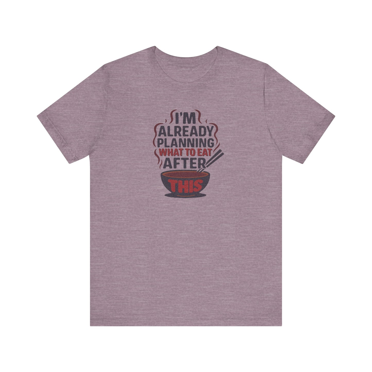Planning What to Eat After This — Retro Foodie Tee (Light)