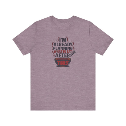 Planning What to Eat After This — Retro Foodie Tee (Light)