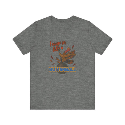 Like a Butterball — Miley Cyrus Thanksgiving Parody Retro Tee (Light)