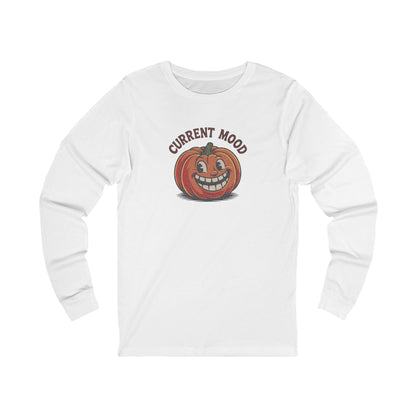 Current Mood (Toothy Jack) — Retro Halloween Long Sleeve (Light)