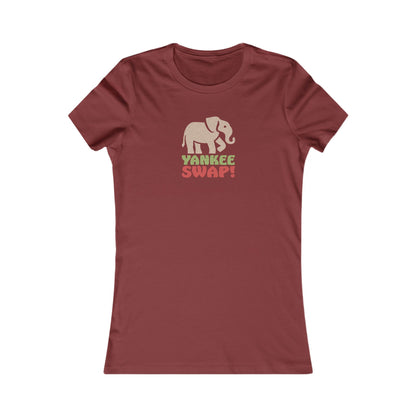 Yankee Swap! Christmas Party — Michael Scott Retro Women's Tee (Dark)