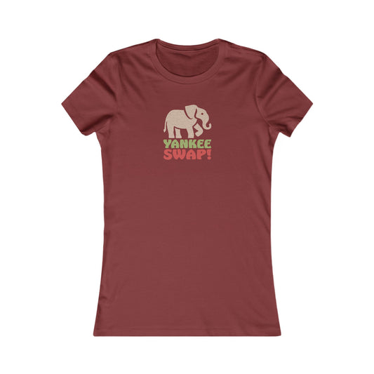 Yankee Swap! Christmas Party — Michael Scott Retro Women's Tee (Dark)
