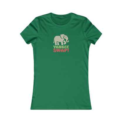 Yankee Swap! Christmas Party — Michael Scott Retro Women's Tee (Dark)