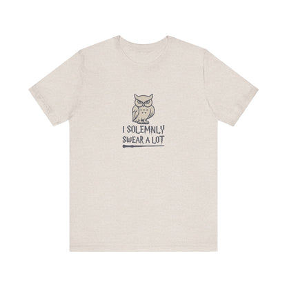 I Solemnly Swear a Lot — Harry Potter Retro Tee (Light)