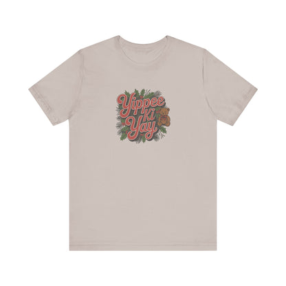Yippee Ki Yay — Die Hard Retro Christmas Tee (Light)