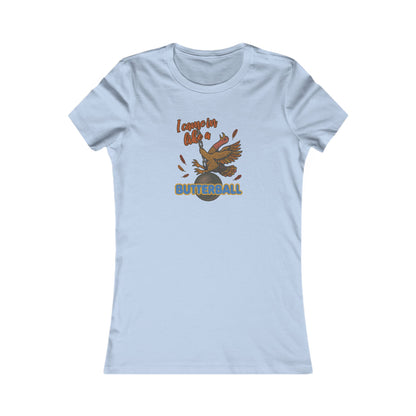 Like a Butterball — Miley Cyrus Thanksgiving Parody Retro Women's Tee (Light)