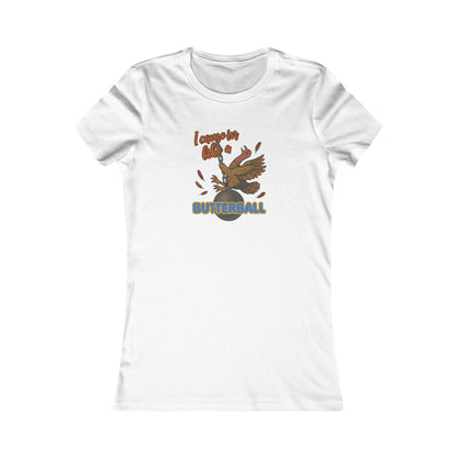 Like a Butterball — Miley Cyrus Thanksgiving Parody Retro Women's Tee (Light)