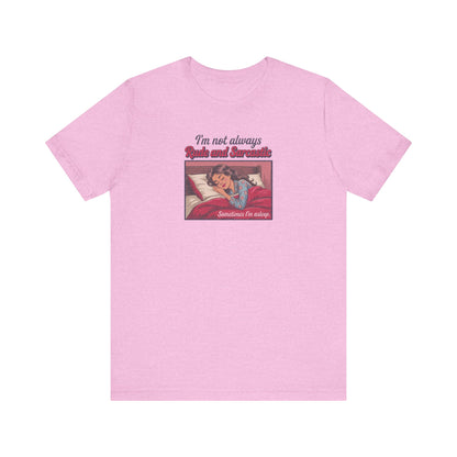 I'm Not Always Rude and Sarcastic — Retro Tee (Light)