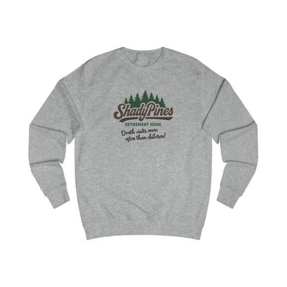 Shady Pines (Death Visits More Often Than Children) — Retro Sweatshirt (Light)