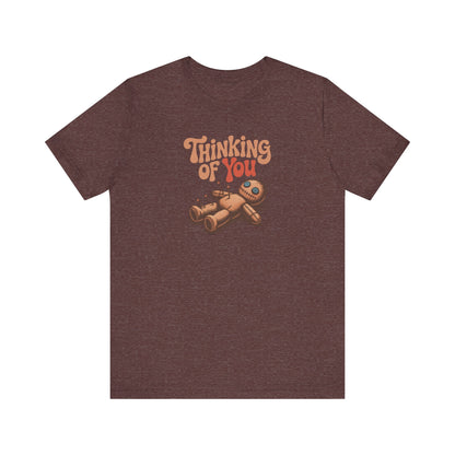 The Voodoo That You Do, So Well — Retro Voodoo Doll Tee (Dark)