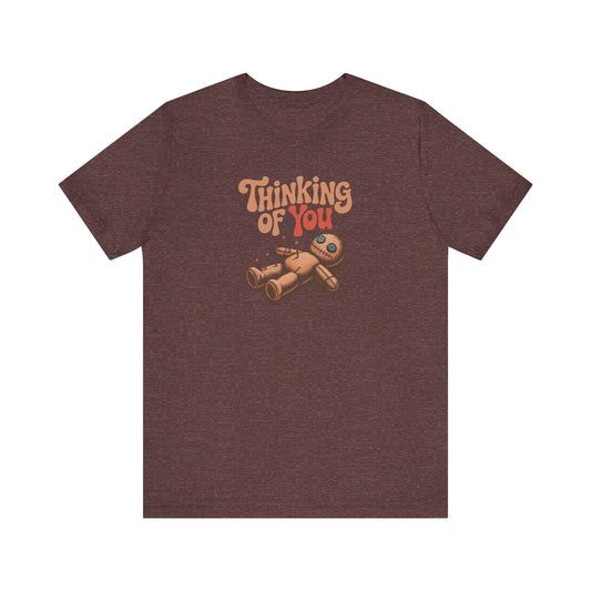 The Voodoo That You Do, So Well — Retro Voodoo Doll Tee (Dark)