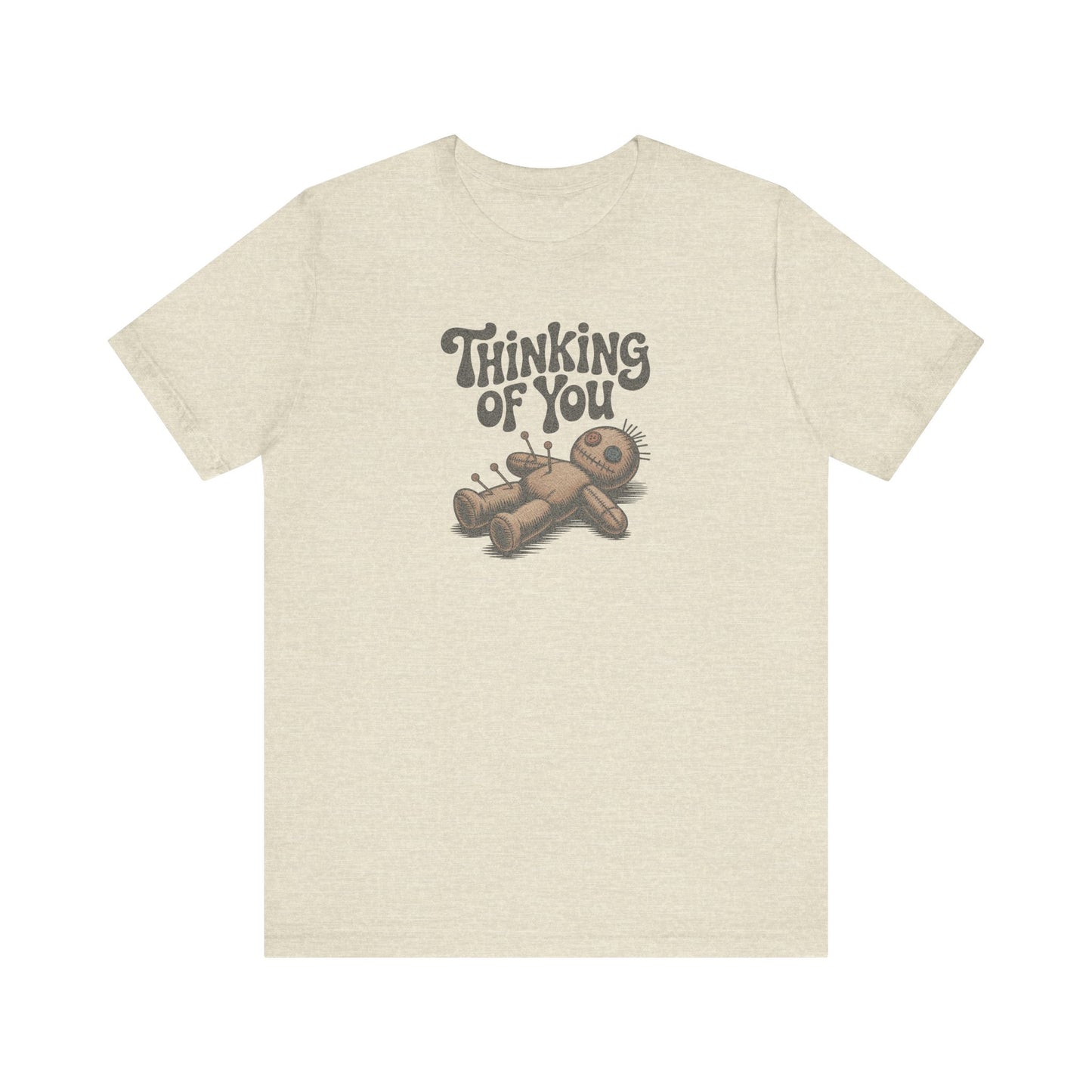 The Voodoo That You Do, So Well — Retro Voodoo Doll Tee (Light)