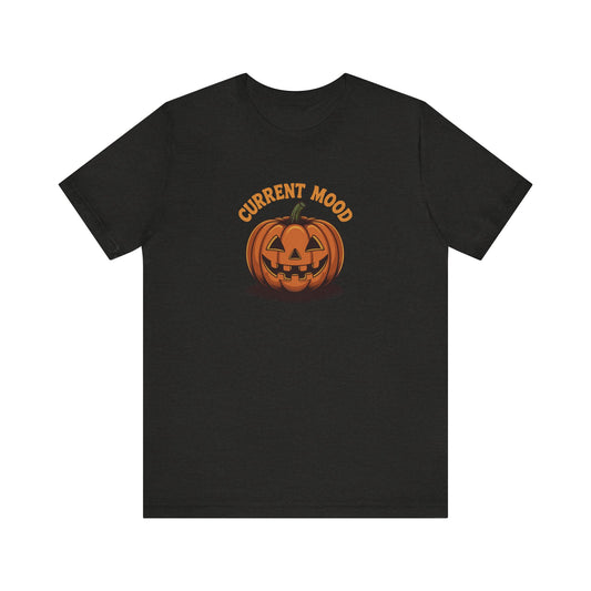 Current Mood (Vintage Jack) — Retro Halloween Tee (Dark)