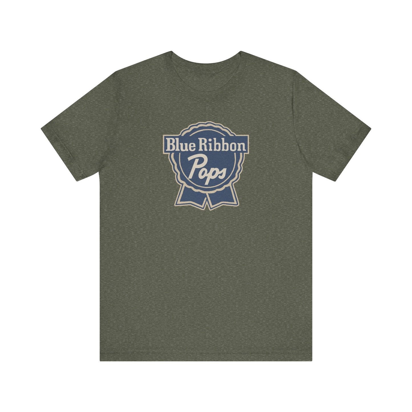 Blue Ribbon Pops Shirt — Funny Dad Gift, Retro Beer Dad Tee