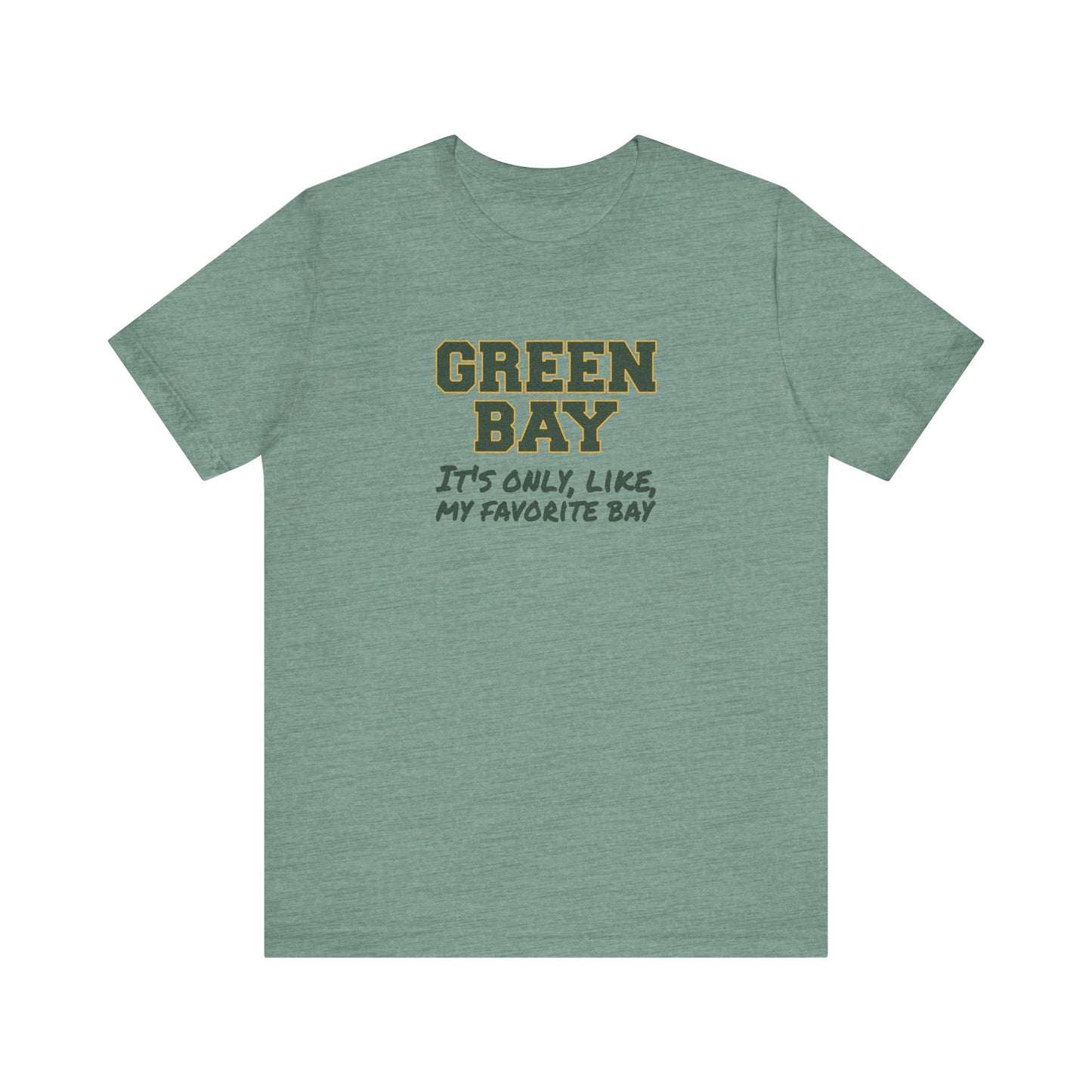 Green Bay (My Favorite Bay) — Phoebe Buffay Football Tee (Light)