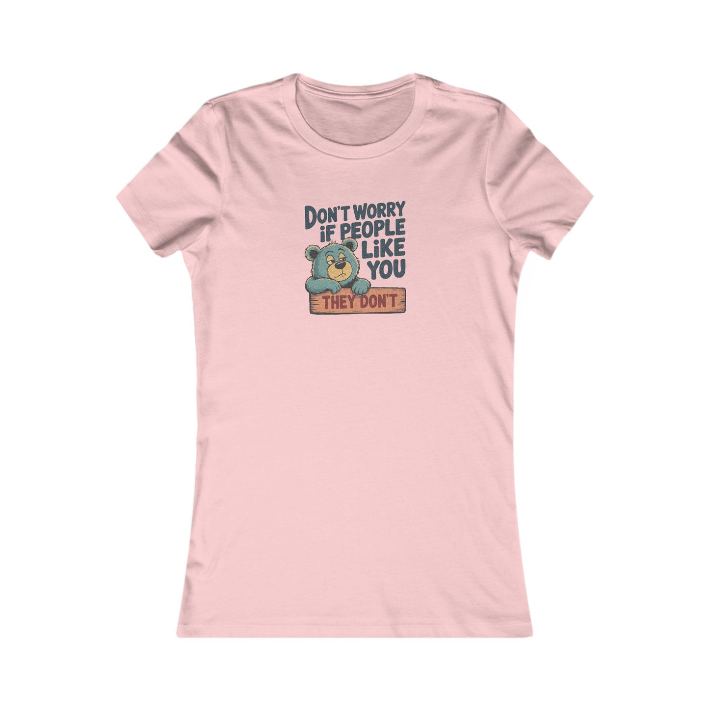 Don't Worry If People Like You (They Don't) — Retro Women's Tee (Light)