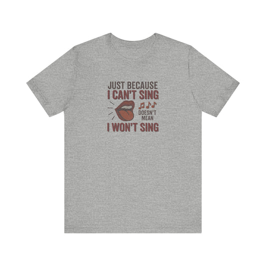 Sing Like Nobody’s Listening — Retro Tee (Light)
