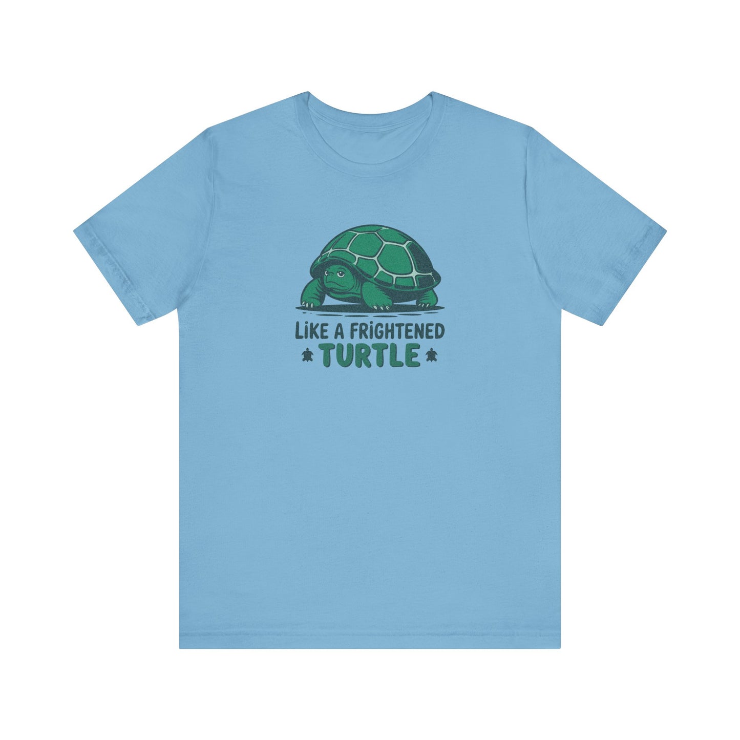 Like a Frightened Turtle — George Costanza Shrinkage Retro Tee (Light)