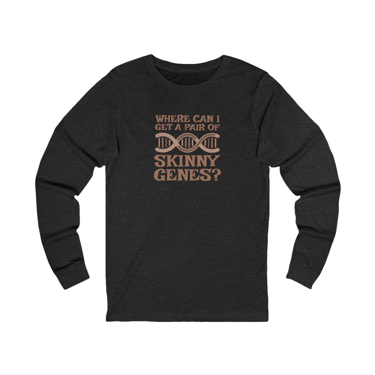 Pair of Skinny Genes — Retro Graphic Long Sleeve (Dark)