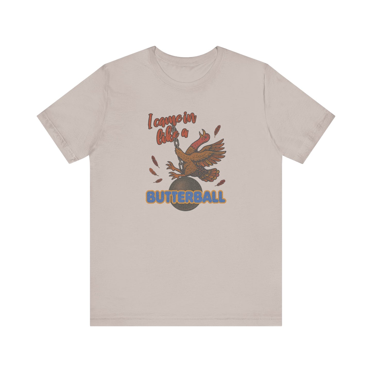 Like a Butterball — Miley Cyrus Thanksgiving Parody Retro Tee (Light)