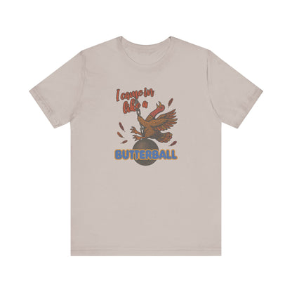 Like a Butterball — Miley Cyrus Thanksgiving Parody Retro Tee (Light)