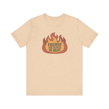 Firemen Are Always in Heat — Flirtatious Retro Tee (Light)