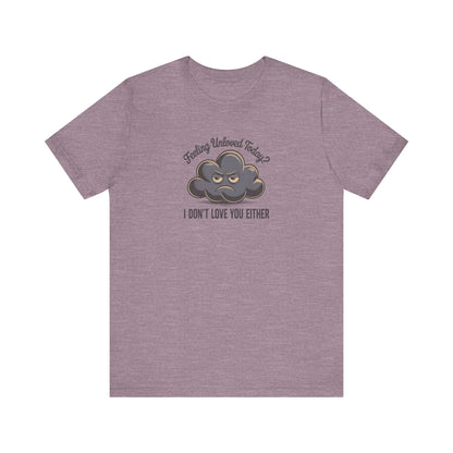 Feeling Unloved Today? I Don't Love You Either — Moody Cloud Retro Tee (Light)