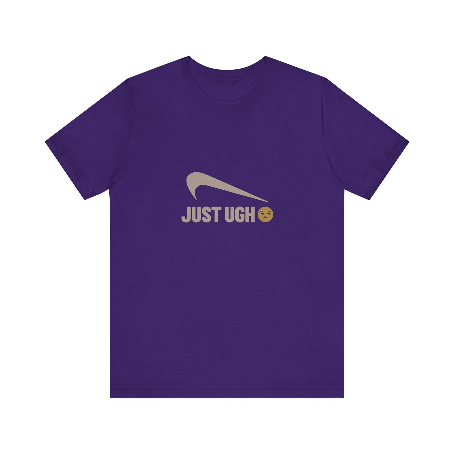Just Ugh 😒 Athletic Parody — Retro Workout Tee (Dark)