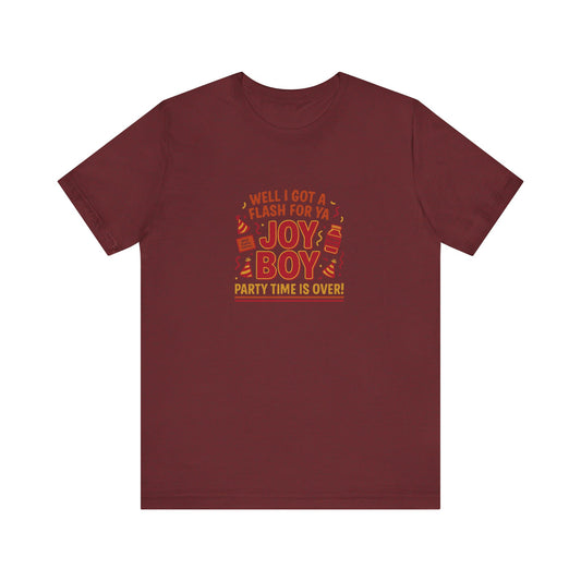 Joy Boy — Seinfeld Library Investigator Retro Tee (Dark)