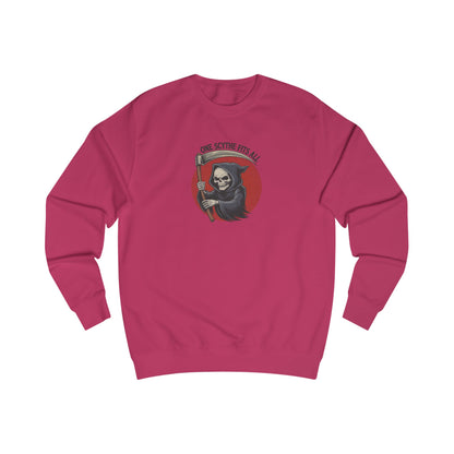 One Scythe Fits All — Grim Reaper Retro Sweatshirt (Light)