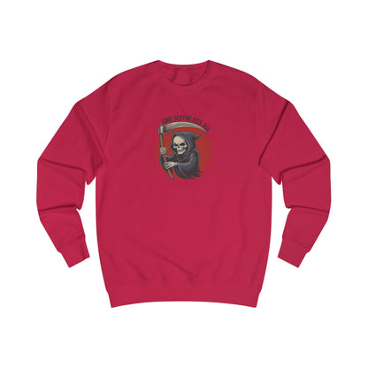 One Scythe Fits All — Grim Reaper Retro Sweatshirt (Light)