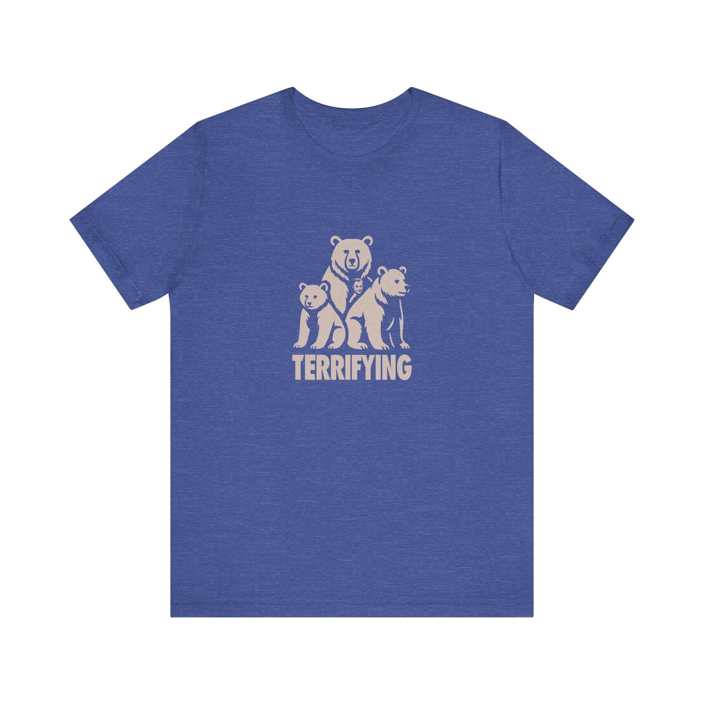 Bears Are Terrifying — Retro Silhouette Tee (Dark)