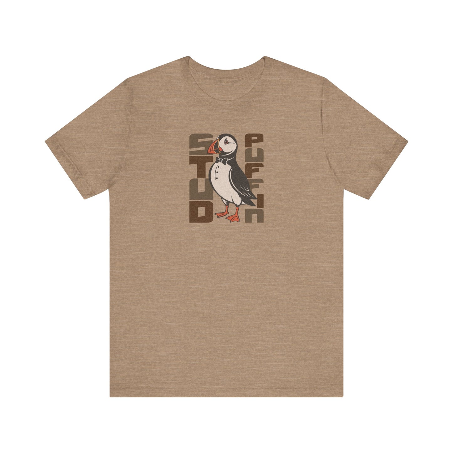 Stud Puffin, Licensed to Chill – Spy-Bird Retro Tee (Light)