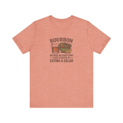 Bourbon > Eating a Salad — Retro Graphic Tee (Light)