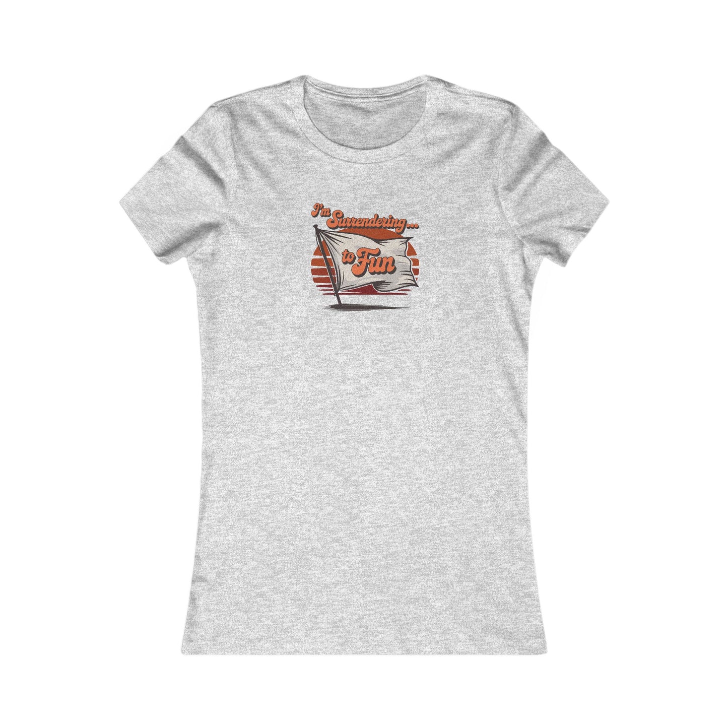 I'm Surrendering to Fun — Fun with Flags Retro Women's Tee (Light)