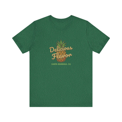 Delicious Flavor — Santa Barbara Pineapple Retro Tee (Dark)