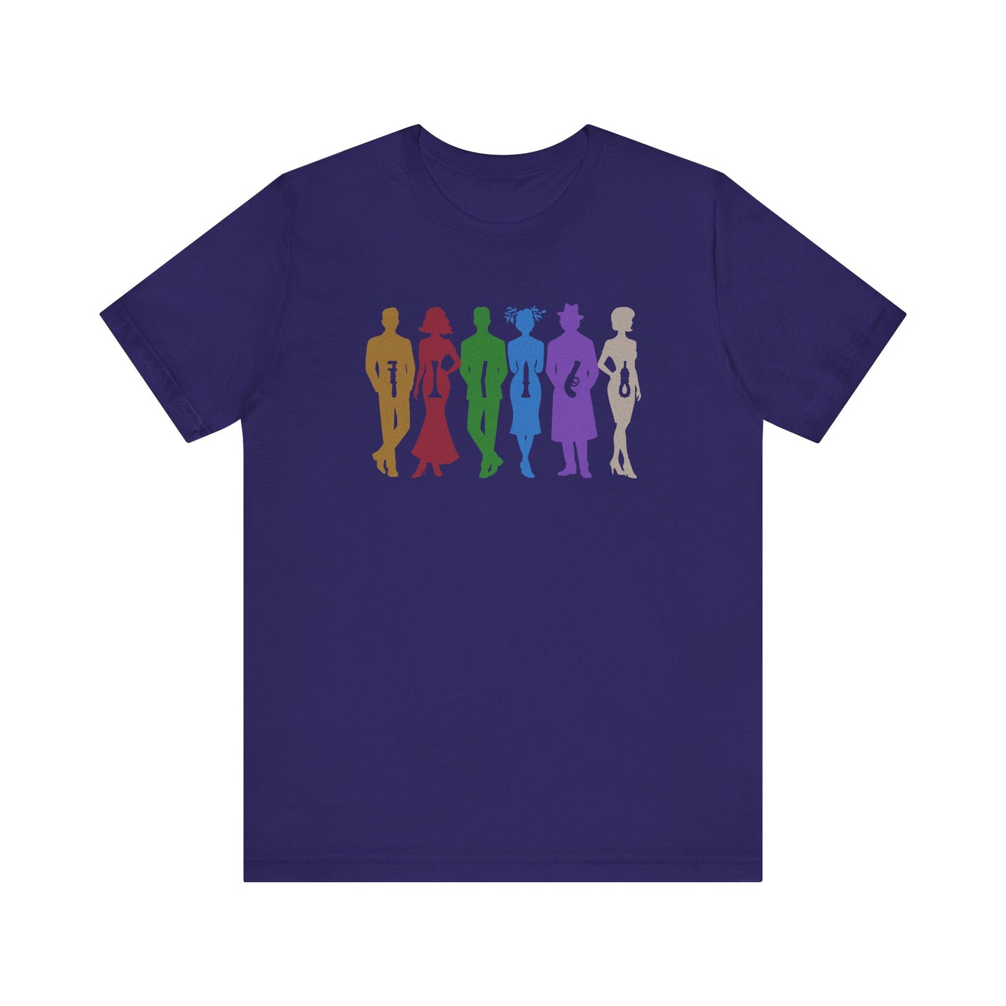 The Usual Suspects, Properly Armed — Clue Retro Tee (Dark)